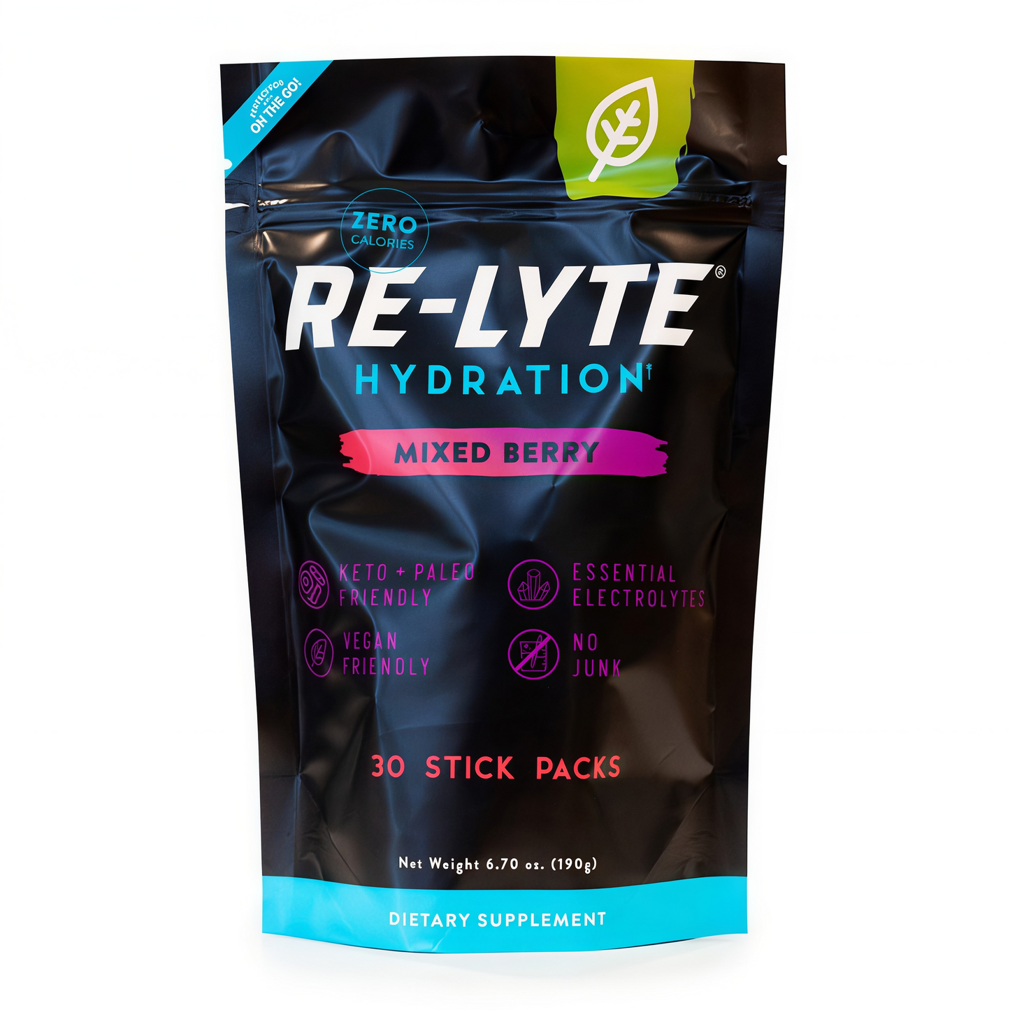 Re-Lyte Hydration Electrolyte Powder 30 Count Stick Packs