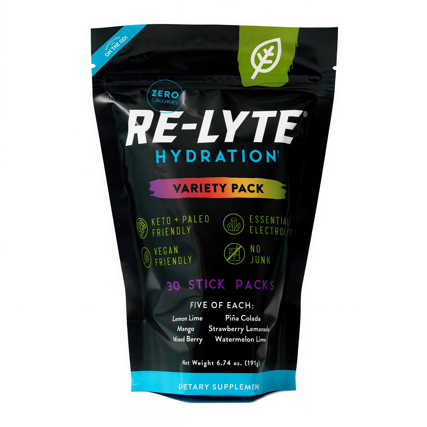 Re-Lyte Hydration Electrolyte Powder 30 Count Stick Packs